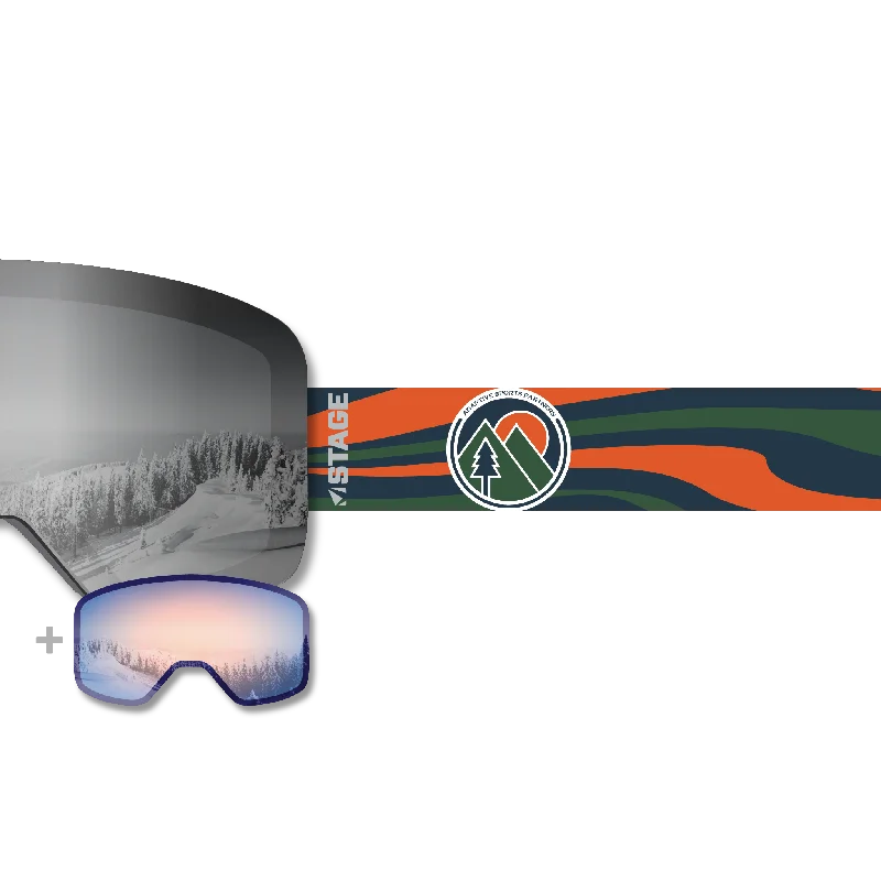 Adaptive Sports Partners Propnetic - Magnetic Ski Goggle + Bonus Lens