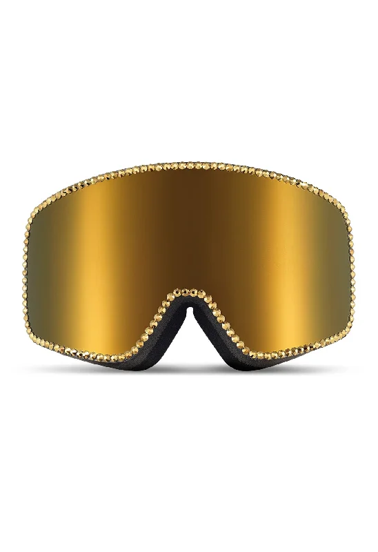 Alt*ego Disco Ski Goggle in Vintage Gold