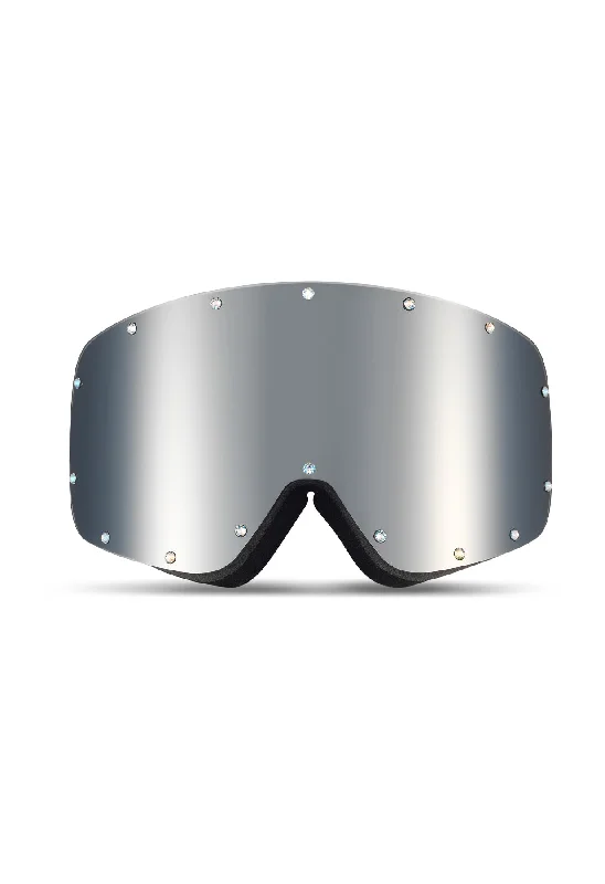 Alt*ego Hollywood Ski Goggle in Silver Shimmer