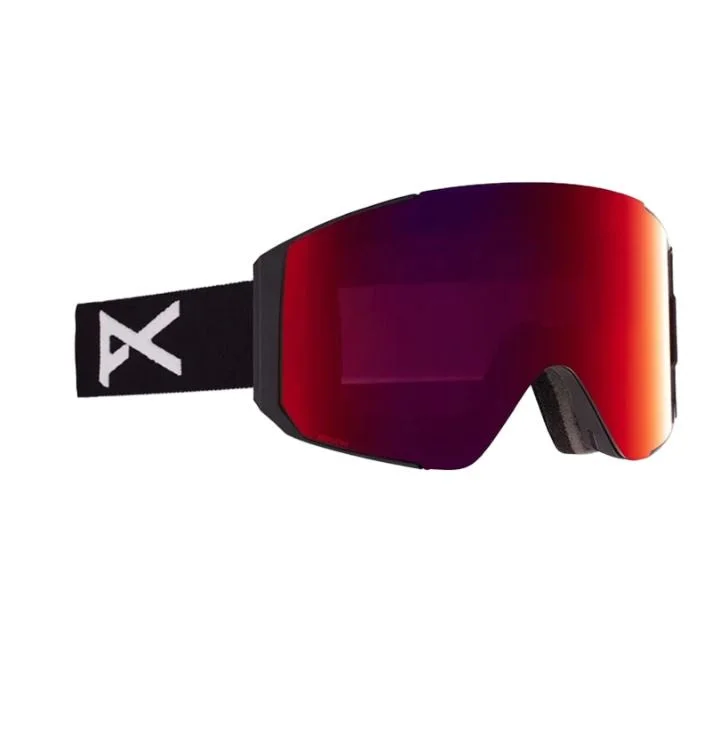 Anon Sync Snow Goggles 2024 + Bonus Lens - Black / Perceive Sunny Red