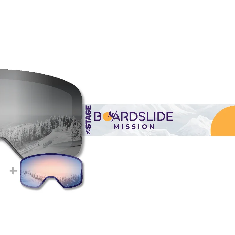 Boardslide Mission Propnetic - Magnetic Ski Goggle + Bonus Lens