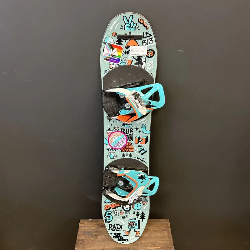 Burton - Kids After School Special Snowboard/Bindings - MSRP $400: Blue/Orange--90cm