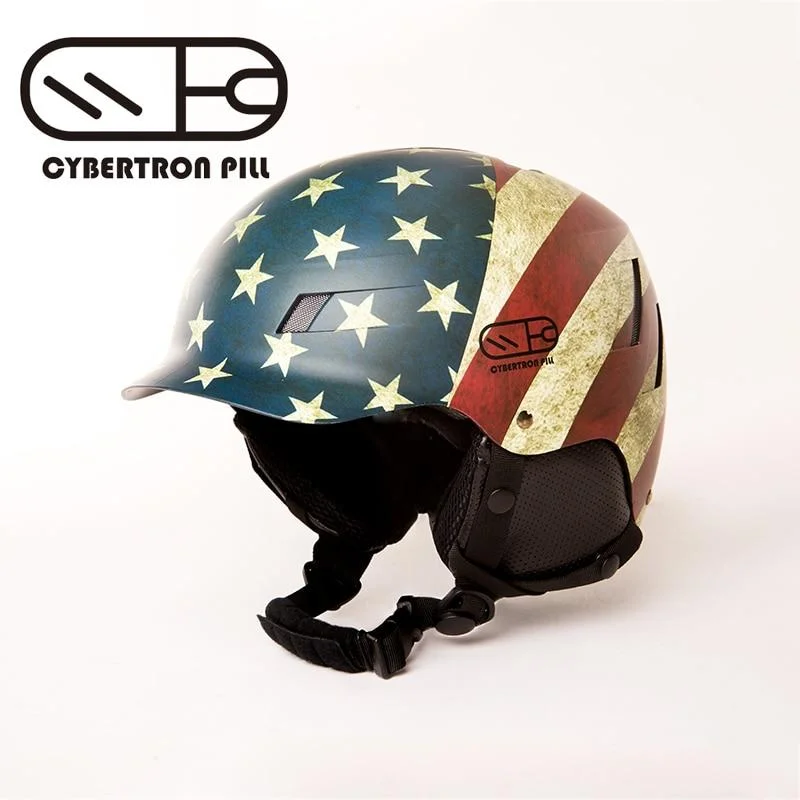 CYBERTRON PILL USA Ski Helmet - Stars And Stripes