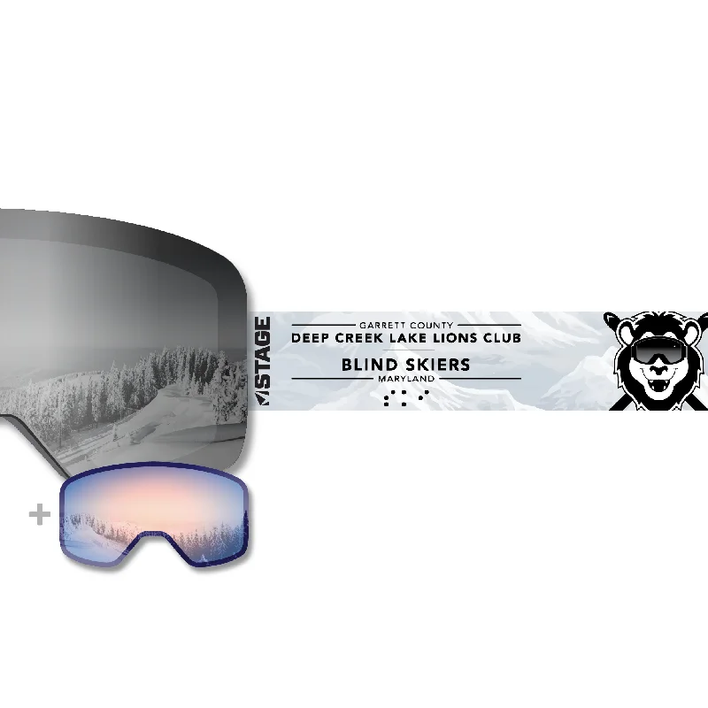 Deep Creek Lake Lions Propnetic - Magnetic Ski Goggle + Bonus Lens