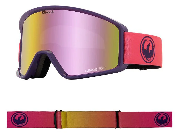 Dragon DXT OTG Snow Goggles Low Bridge 2024 Fade Pink Lite / Lumalens Pink Ion