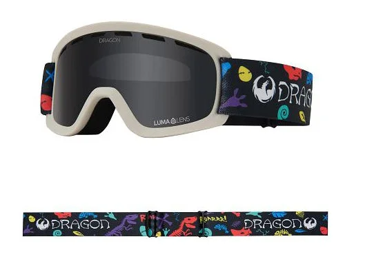 Dragon Lil D Snow Goggles 2024 Dinos / Lumalens Dark Smoke