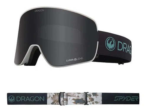 Dragon NFX2 Snow Goggles Low Bridge 2024 Block Mirage / Lumalens Dark Smoke + Lumalens Amber