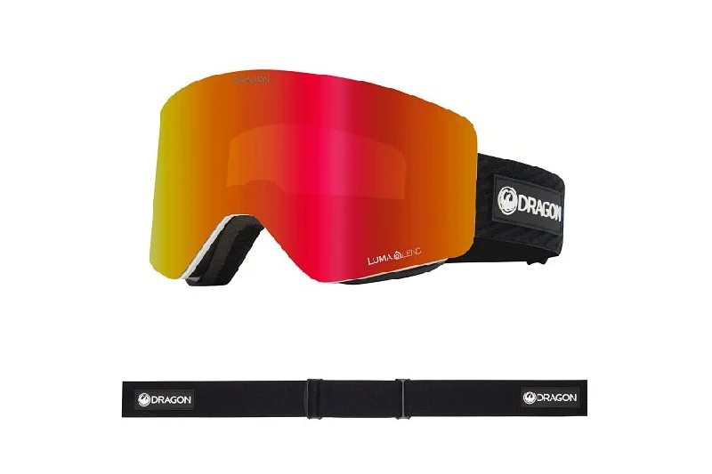 Dragon R1 OTG Snow Goggles Low Bridge 2024 Icon Red/ Lumalens Red Ion + Lumalens Light Rose