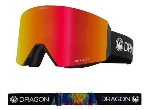 Dragon RVX MAG OTG Snow Goggles Low Bridge 2024 Thermal / Lumalens Red Ion + Lumalens Rose