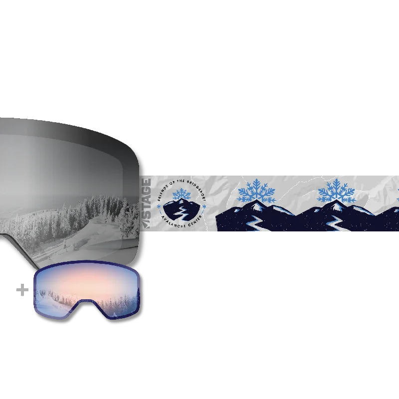 Friends of Bridgeport Avalanche Center Propnetic - Magnetic Ski Goggle + Bonus Lens