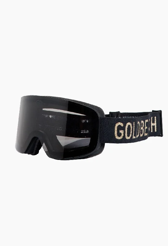 Goldbergh Exchange Ski Goggle in Black and Gold