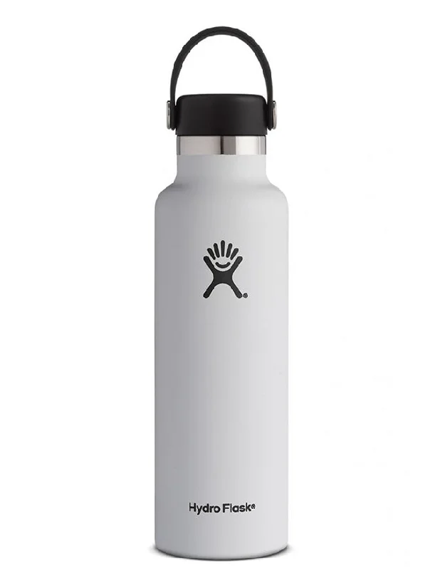 Hydro Flask 21oz Standard Mouth White