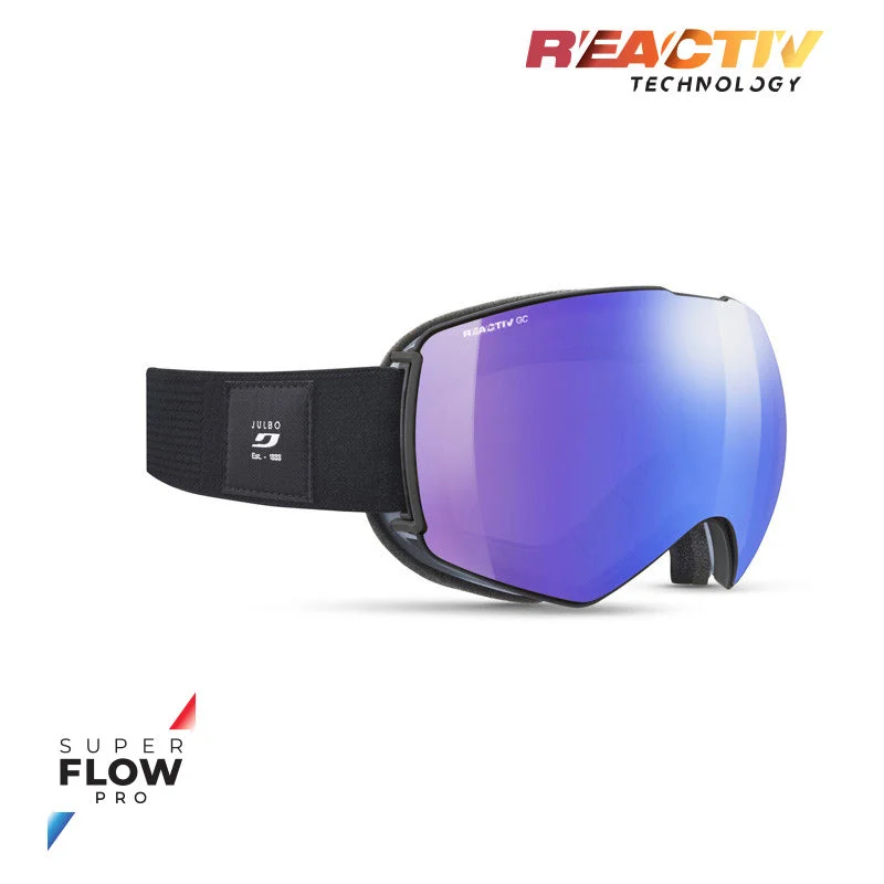 Black with REACTIV 1-3 Glare Control lens