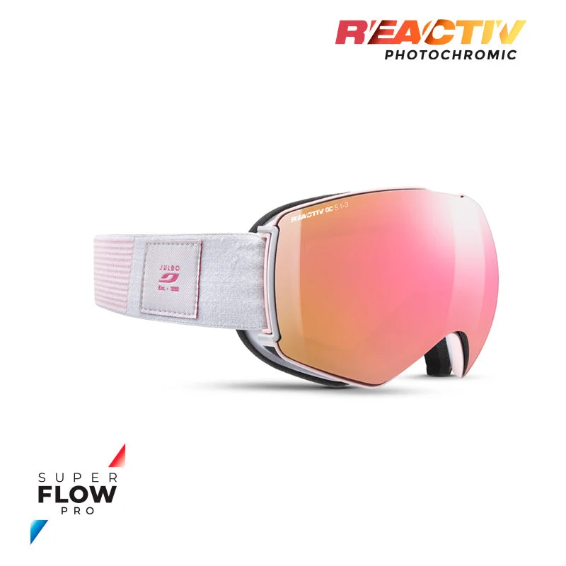 Light Pink / Gray with REACTIV 1-3 Glare Control lens