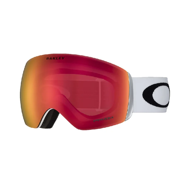 Oakley Flight Deck M Prizm Snow Goggle - Matte White/Torch