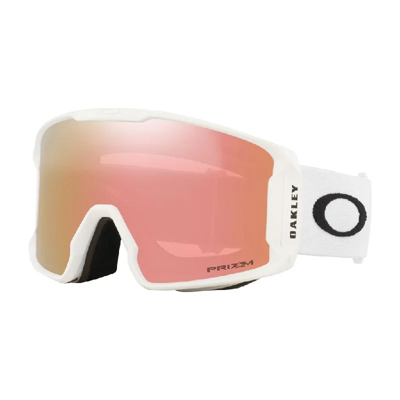 Oakley Line Miner L Prizm Snow Goggle - Matte White/Rose Gold