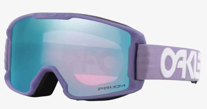 Oakley Line Miner M - Prizm Snow Sapphire Iridium Lenses,  Matte Lilac Strap