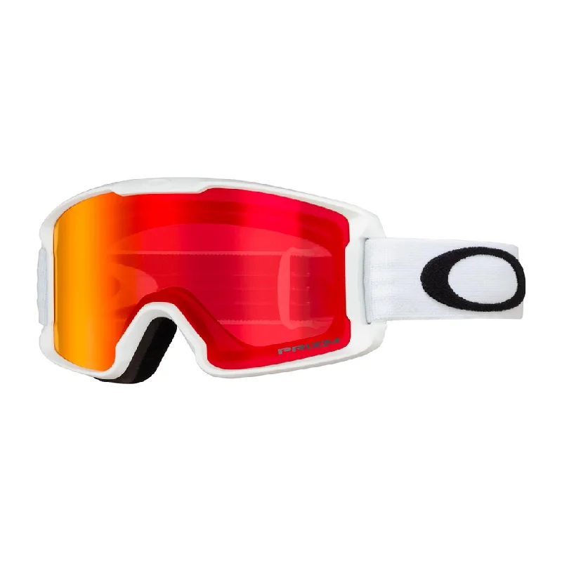 Oakley Line Miner Small/Youth Prizm Snow Goggle - Matte White/Torch