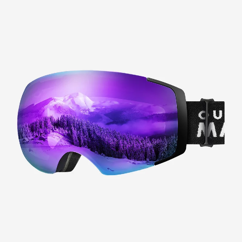 Black Frame VLT 17% REVO Purple Lens