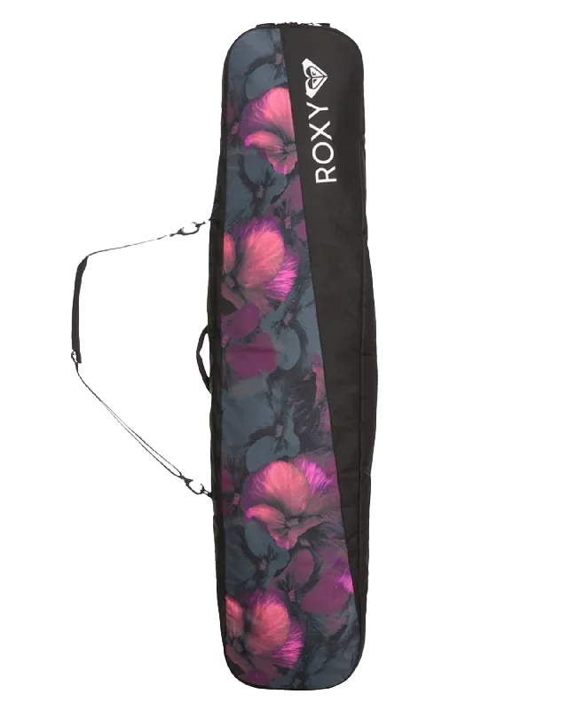 Roxy Women's 102L Snowboard Sleeve Bag - True Black / Pansy Pansy