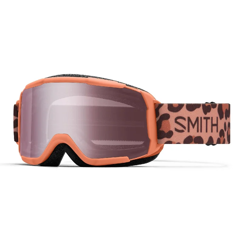 Smith Daredevil Snow Goggle Coral Cheetah Print