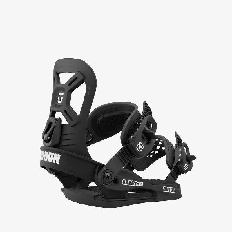 UNION Cadet Mini Kids Snowboard Binding - Black 2024 - Sale