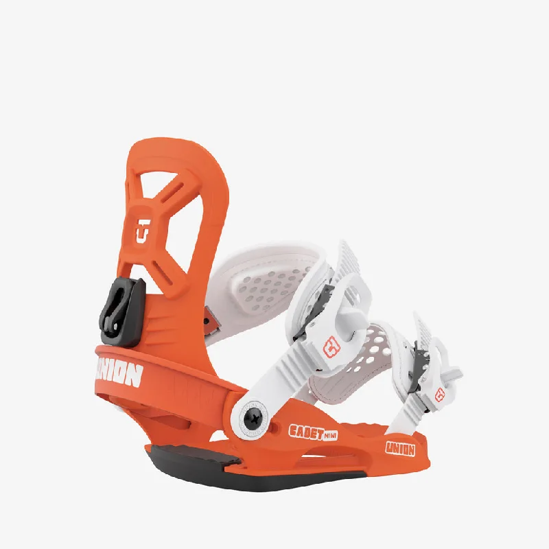 Union Cadet Mini Kids Snowboard Binding - Orange 2024 - Sale