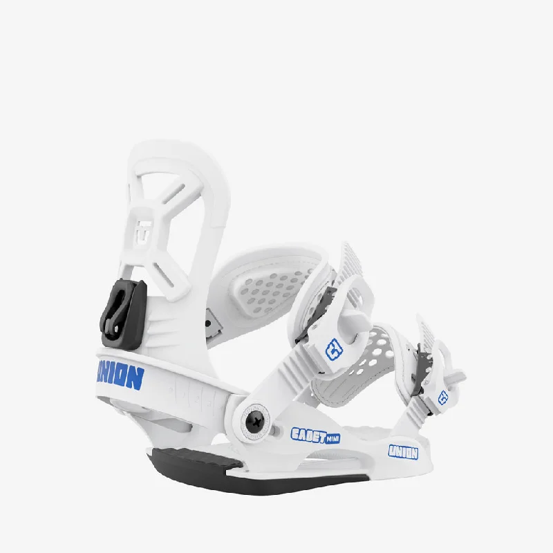 UNION Cadet Mini Kids Snowboard Binding - White 2024 - Sale