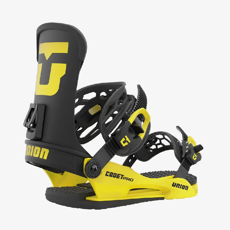 UNION Cadet Pro Young Rippers SNOWBOARD BINDINGS 2023 - Electric Yellow