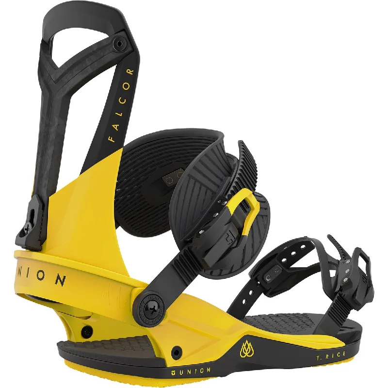 UNION Falcor Electric Yellow Snowboard Bindings - 2023