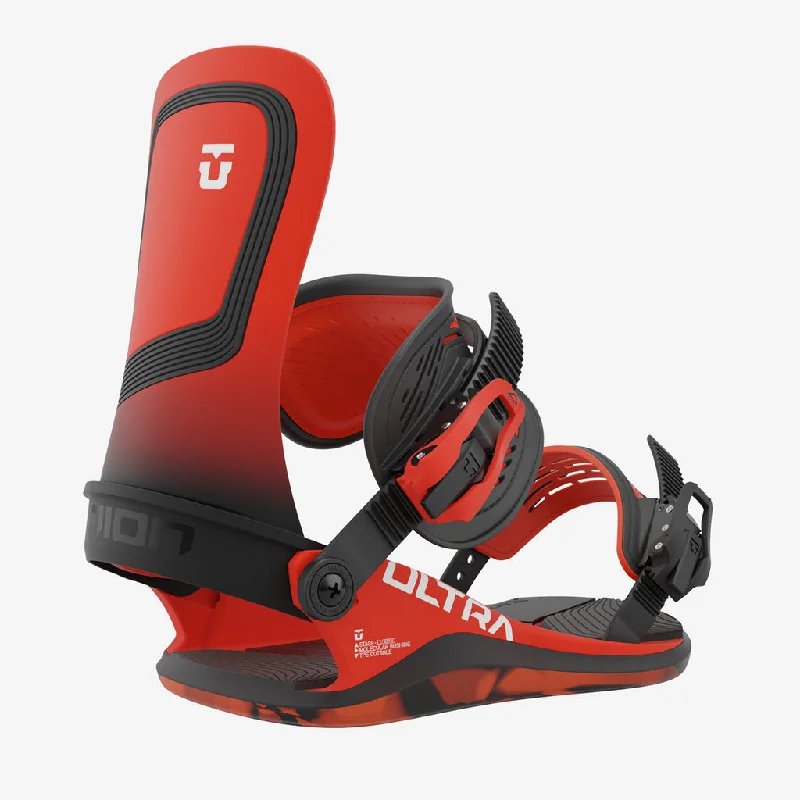 UNION Ultra Snowboard Bindings - Hot Red 2024