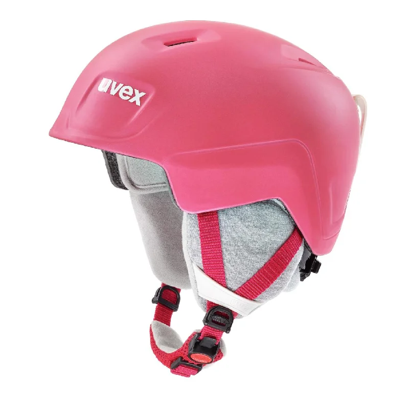 Uvex Manic Pro Jr Snow Helmet Pink Matte