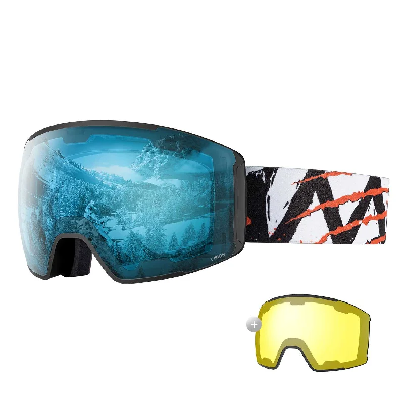 Beast-Claw Strap VLT 60% Blue Lens + Polarized Yellow Lens VLT 75%