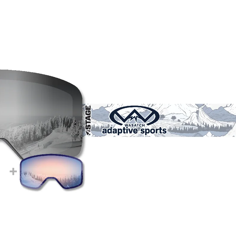 Wasatch Adaptive Sports Propnetic - Magnetic Ski Goggle + Bonus Lens